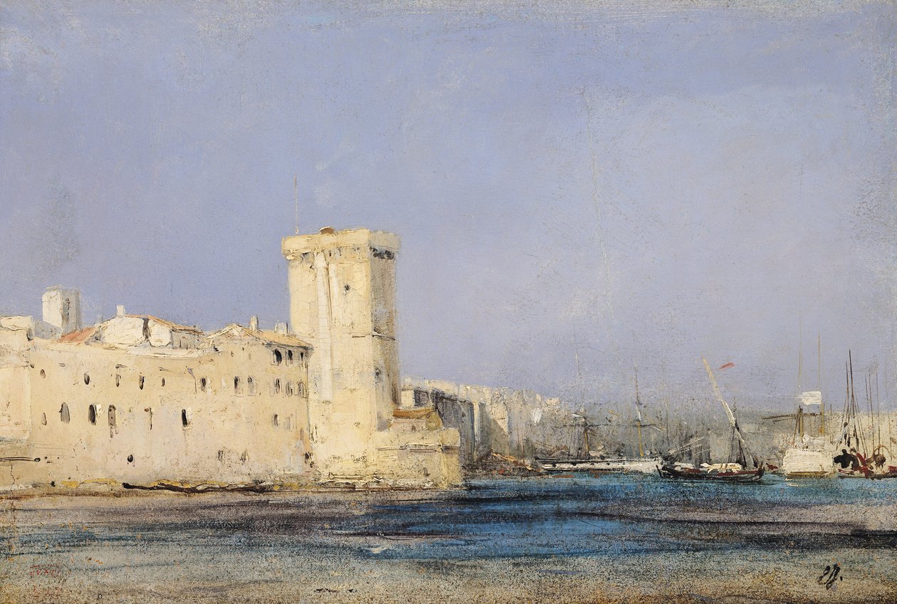 Merilinnoitus, 1800-luku tekijältä Eugene Isabey