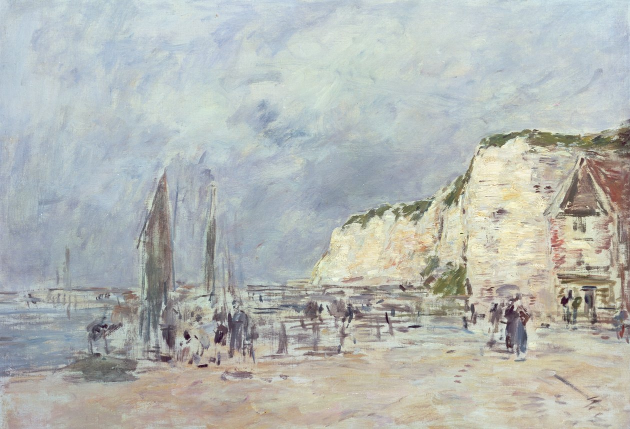 Dieppen kalliot ja "Petit Paris" tekijältä Eugene Louis Boudin
