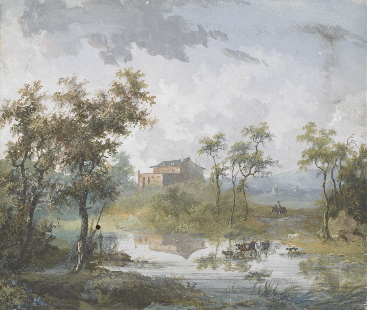 Rustic River Ford tekijältä Louis Gabriel Moreau