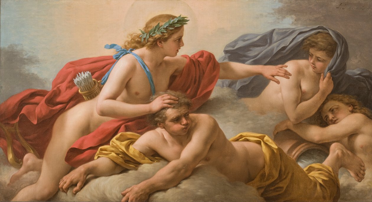 Keskipäivä, 1772 tekijältä Louis Jean François Lagrenée