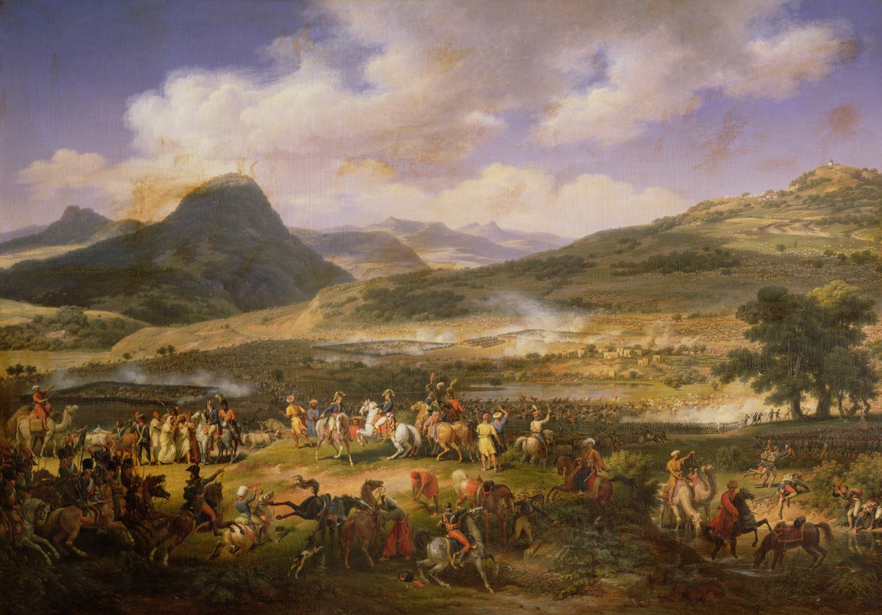 Thabor-vuoren taistelu, 16. huhtikuuta 1799, 1808 (yksityiskohta) tekijältä Louis Lejeune