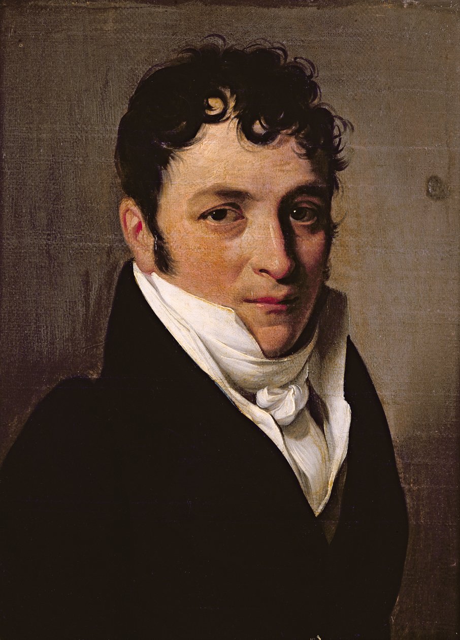 Miehen muotokuva, oletettavasti Pierre Jean Garat (1764-1823). tekijältä Louis Leopold Boilly