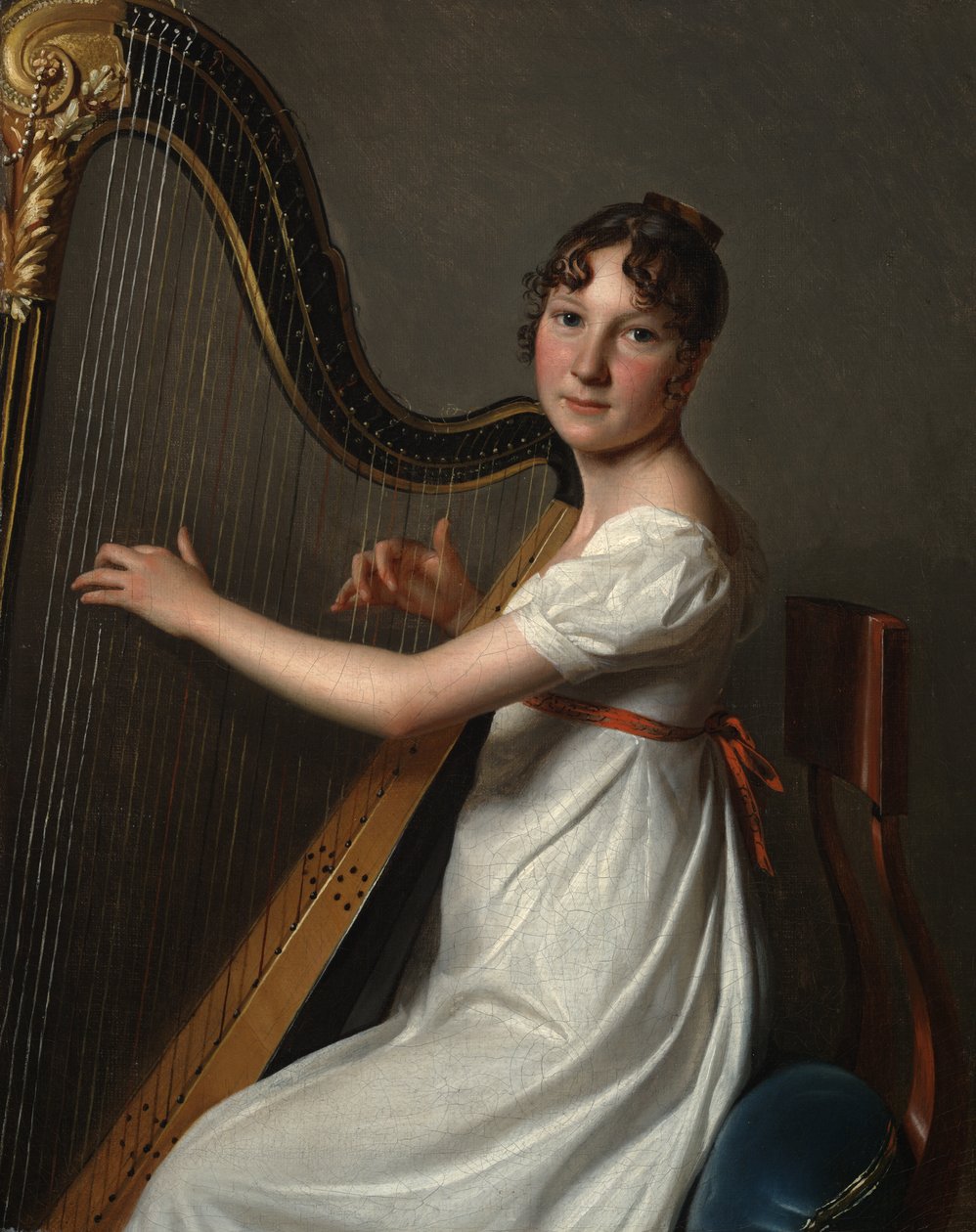 Nuori harpisti, n. 1804–1806 tekijältä Louis Leopold Boilly