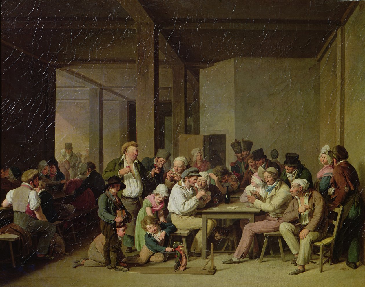 Inn Scene tekijältä Louis Leopold Boilly