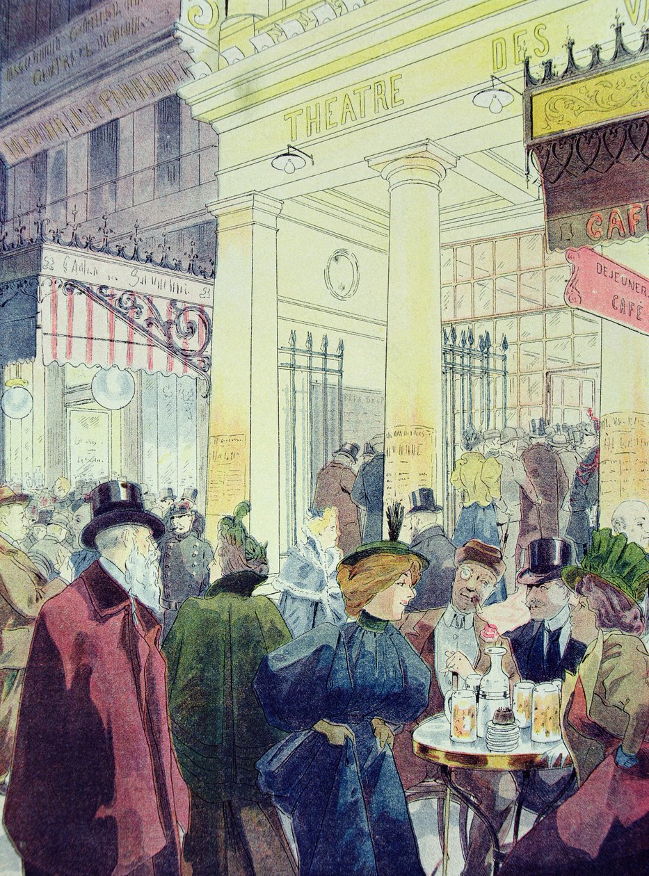 Theater des Varietes, Boulevard Montmartre, 1897 tekijältä Louis Malteste