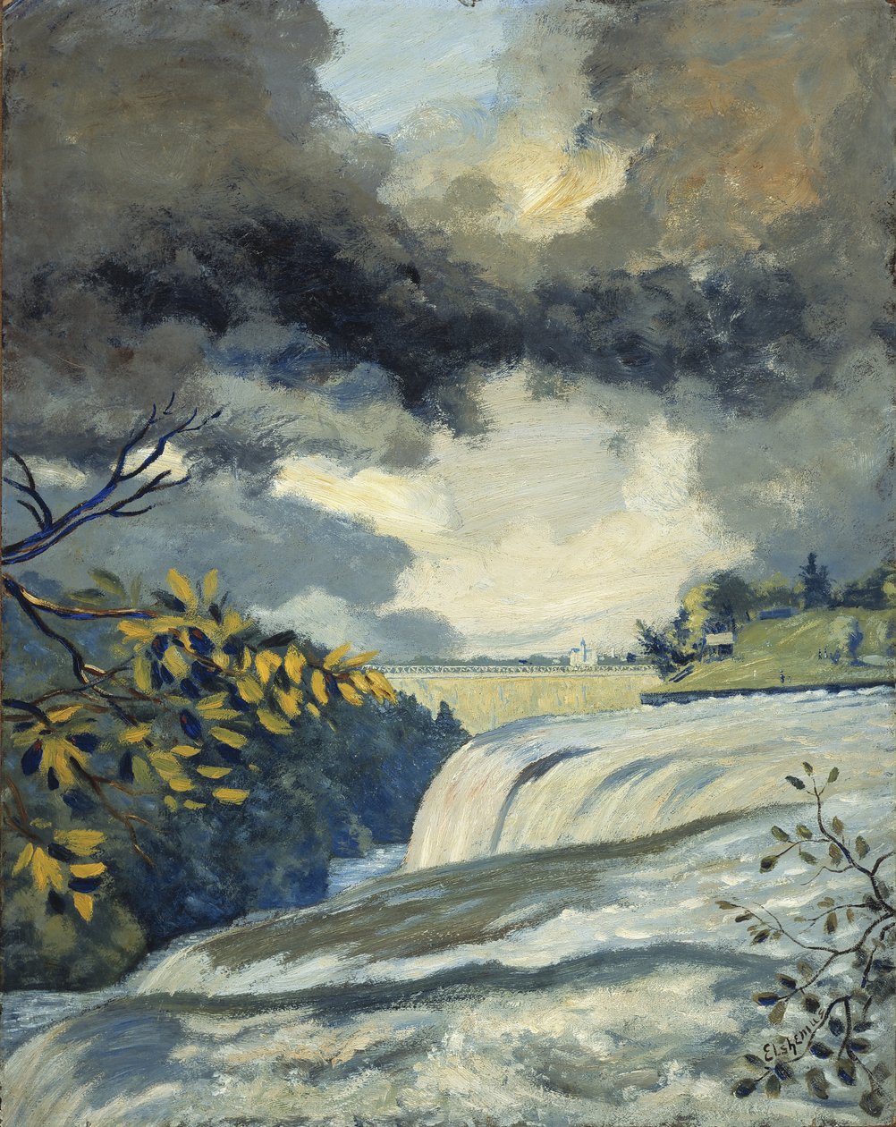 Niagaran putoukset, 1907-08 tekijältä Louis Michel Eilshemius
