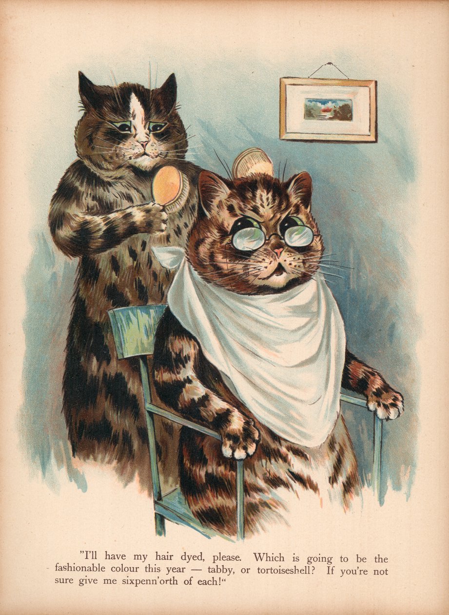 Louis Wain Cats (chromolitho) tekijältä Louis Wain