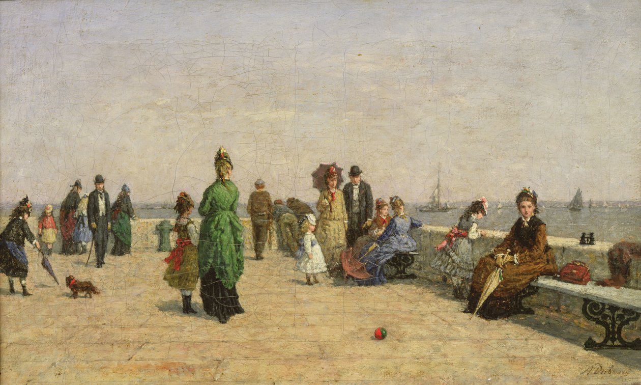Honfleurin laituri tekijältä Louis Alexandre Dubourg