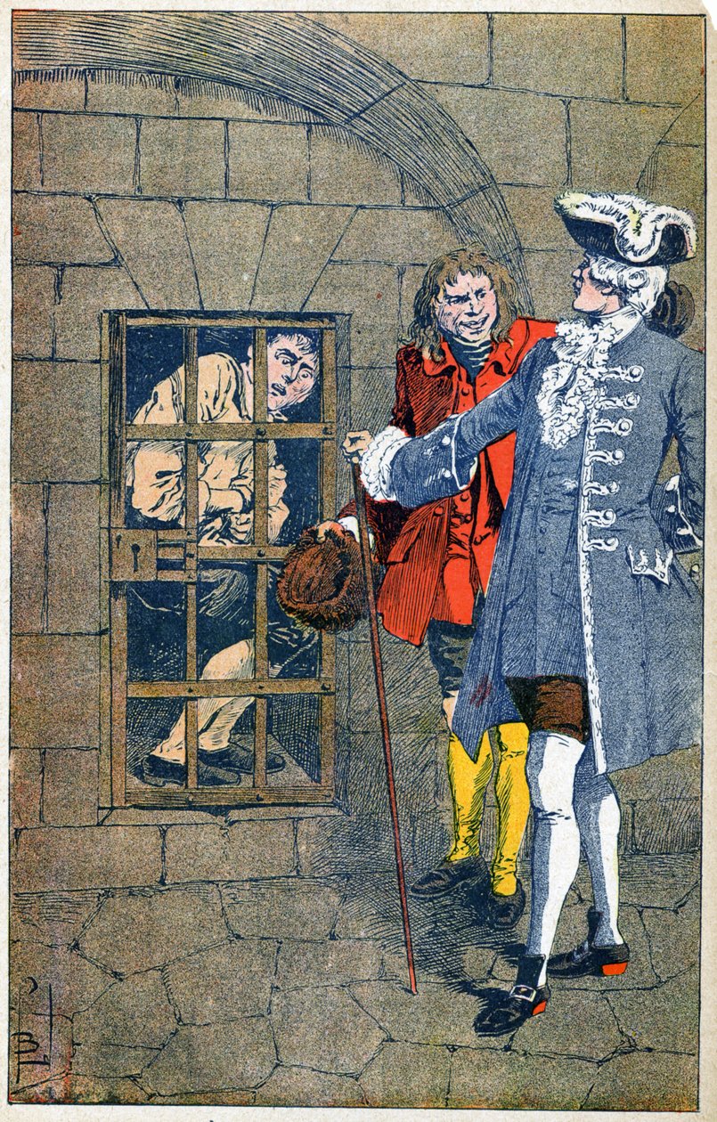 Regencyn alainen vankila tekijältä Louis Charles Bombled