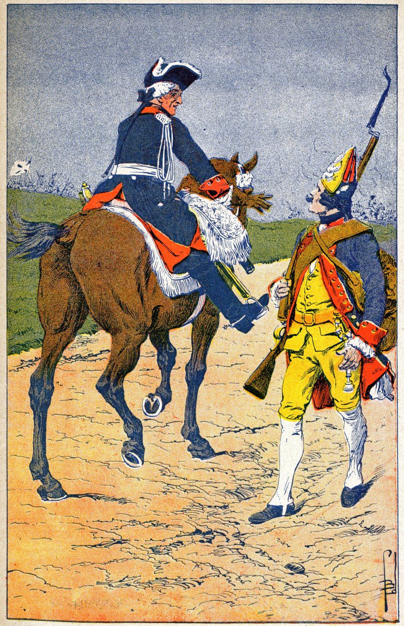 Frederick II Preussilainen tekijältä Louis Charles Bombled