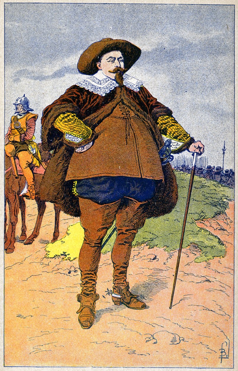 Kustaa II Adolphe Ruotsista tekijältä Louis Charles Bombled