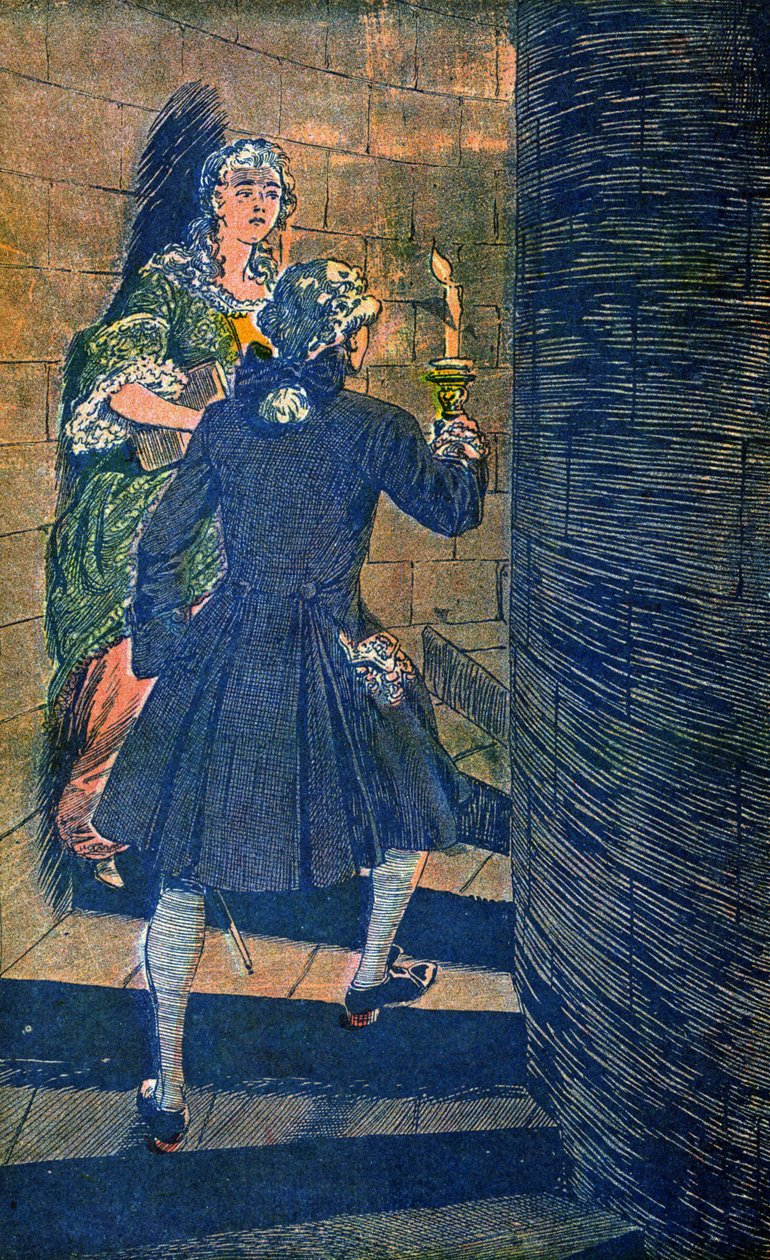Rouva de Toulouse ja Ludvig XV tekijältä Louis Charles Bombled