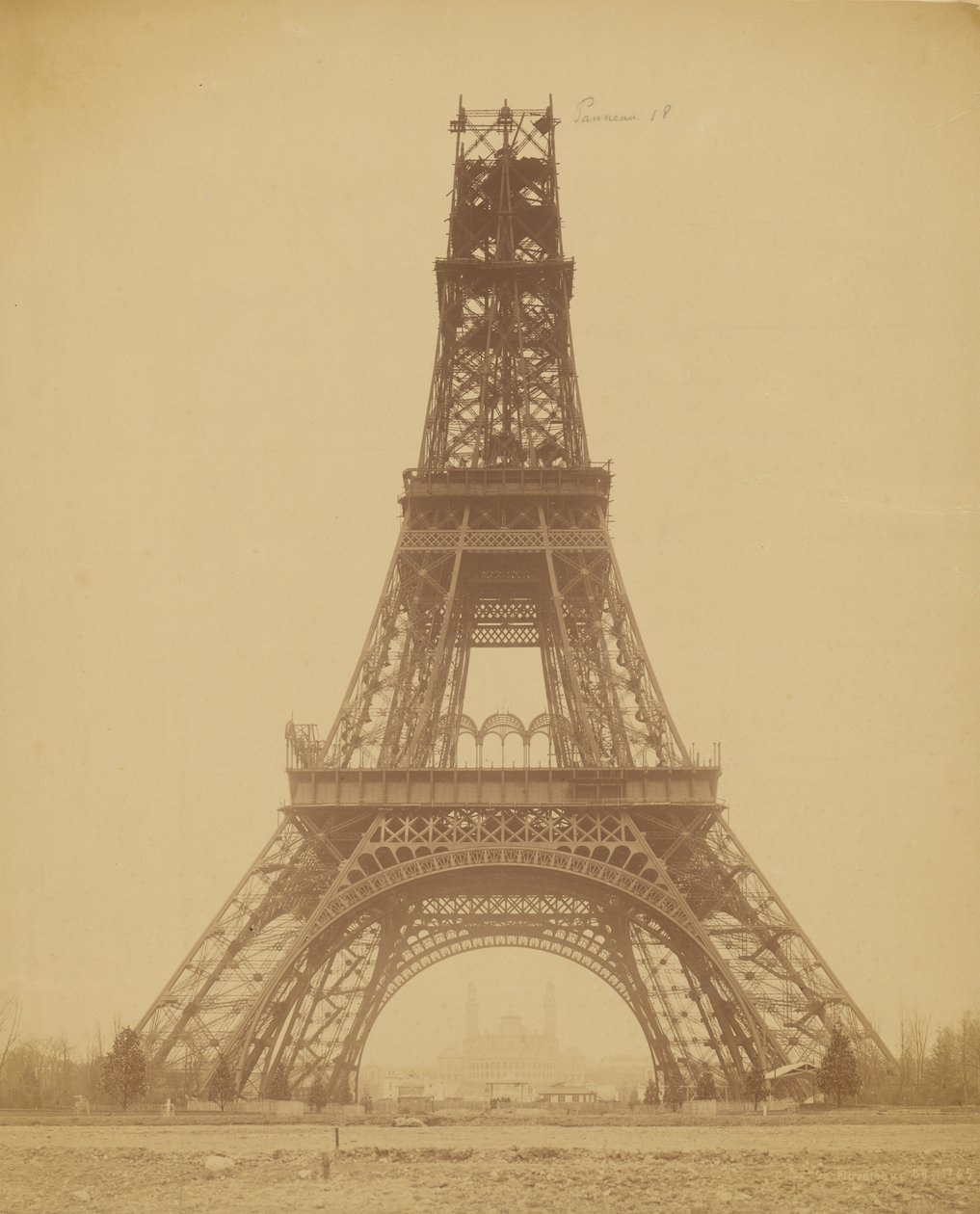 Eiffel-tornin rakentaminen tekijältä Louis Emile Durandelle