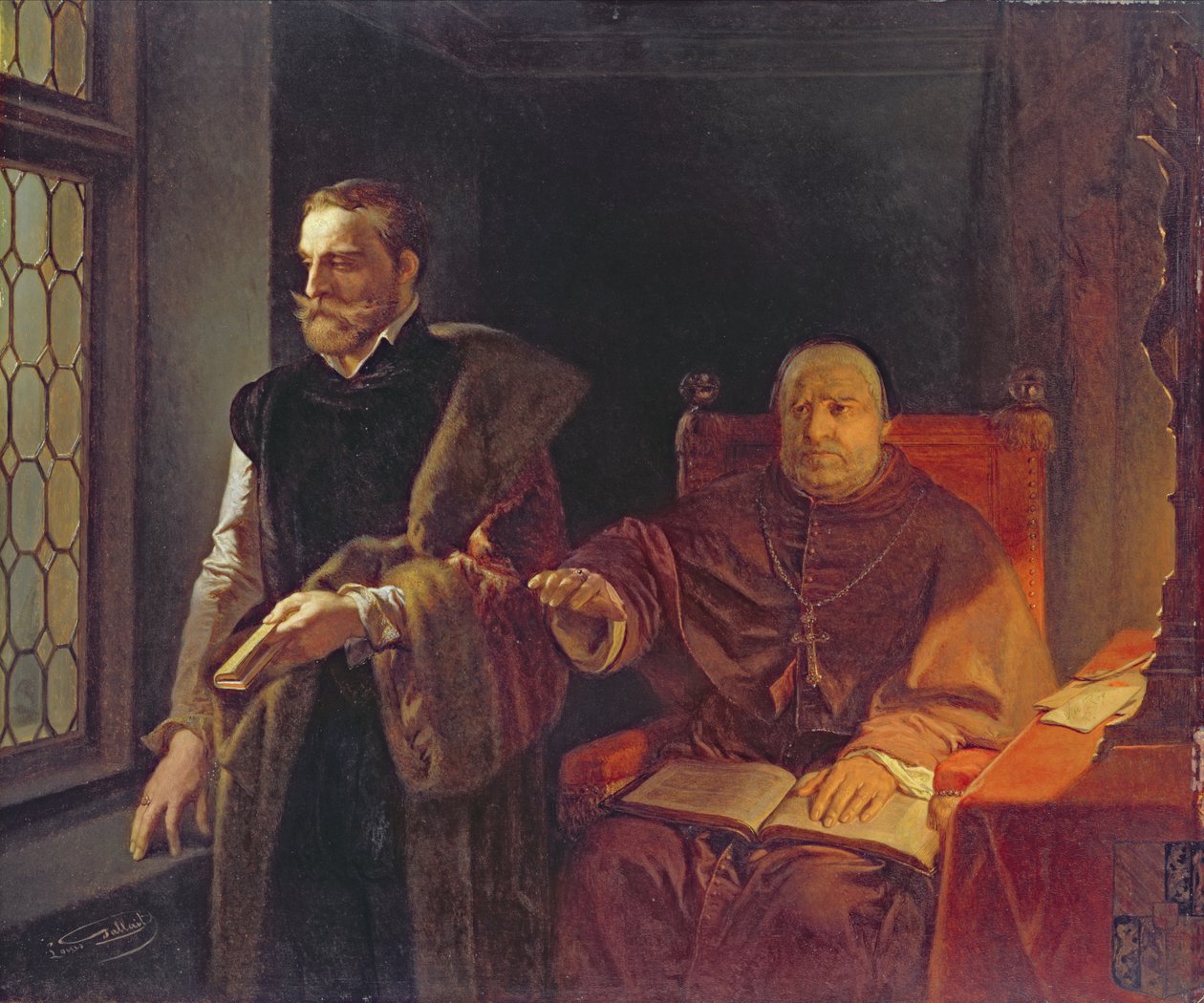 Egmontin viimeinen tunti, vuoden 1848 jälkeen tekijältä Louis Gallait
