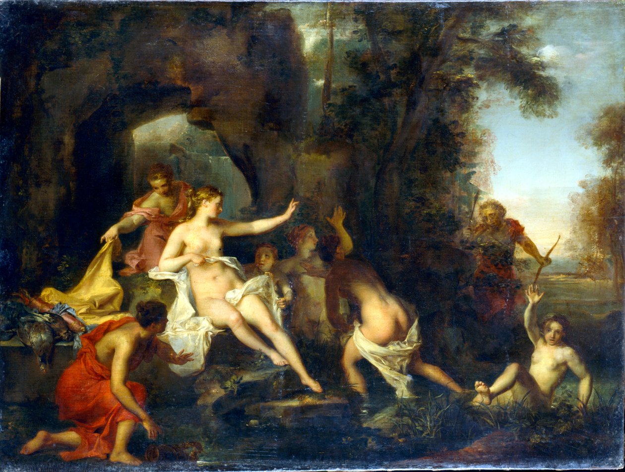 "Diana ja Actaeon", 1732 tekijältä Louis Galloche