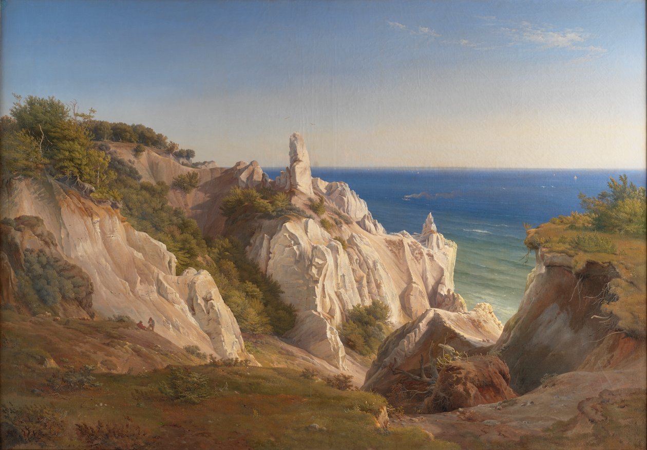Monin saaren kalliot tekijältä Louis Gurlitt