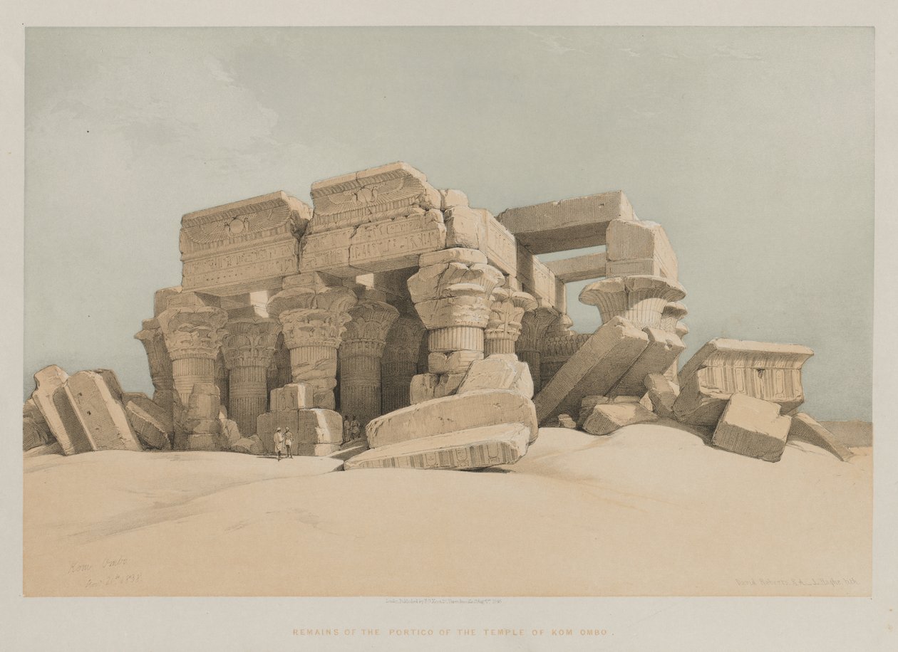 Egypti ja Nubia, osa II: Kom-Ombo tekijältä Louis Haghe