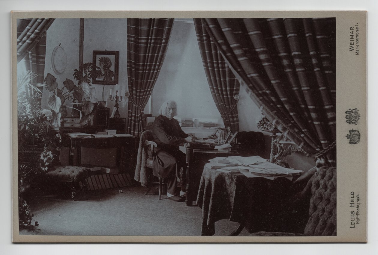 Franz Liszt (1811-1886) (1886, valokuva) tekijältä Louis Held