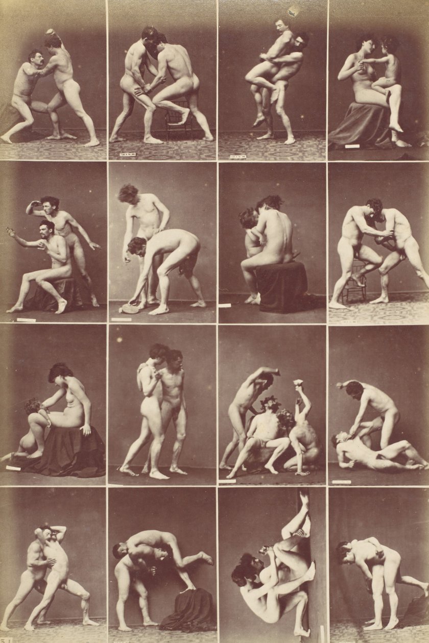 Album of Studies-Poses, n. 1880. tekijältä Louis Igout