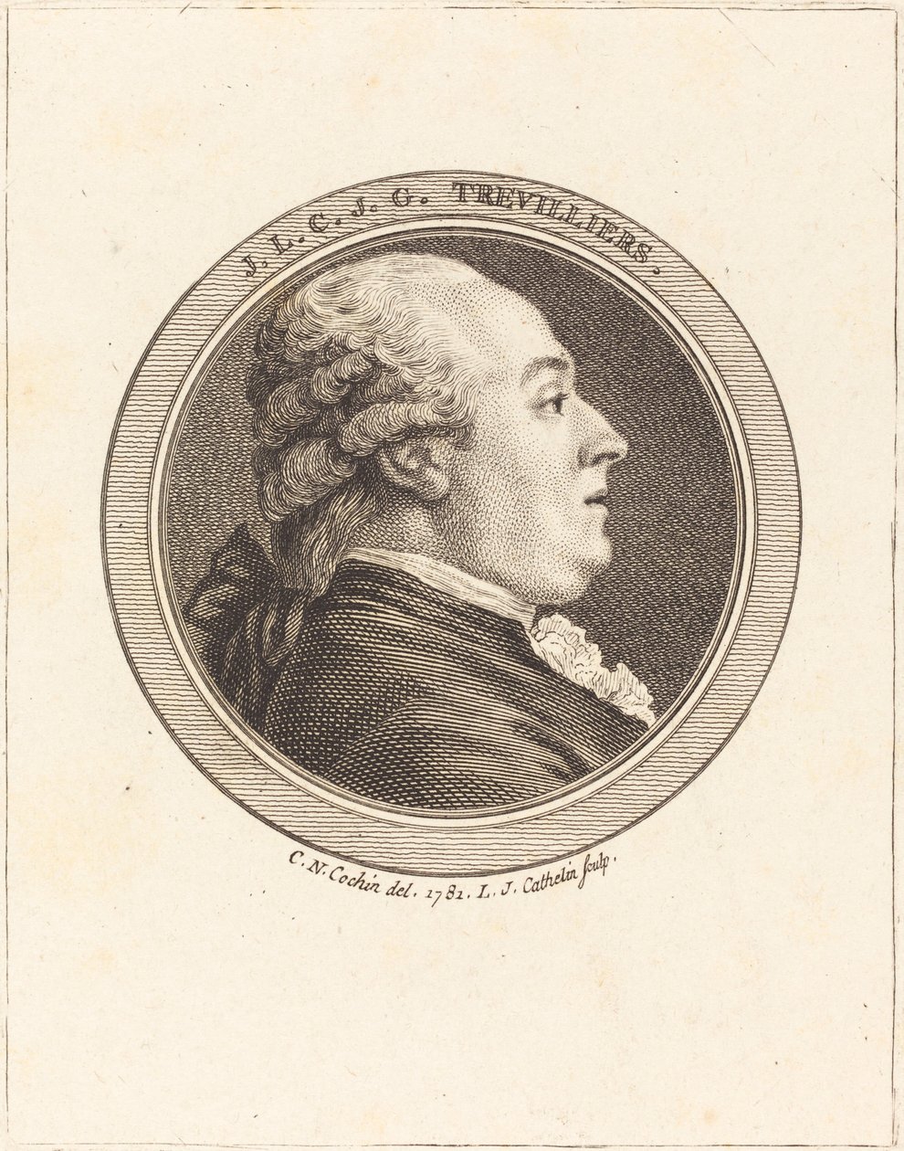 J. Trevilliers tekijältä Louis Jacques Cathelin after Charles Nicolas Cochin II