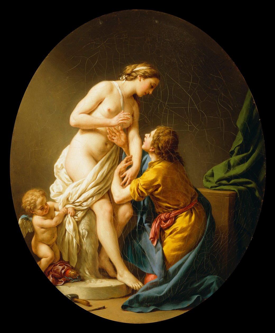 Pygmalion ja Galatea tekijältä Louis Jean François Lagrenée
