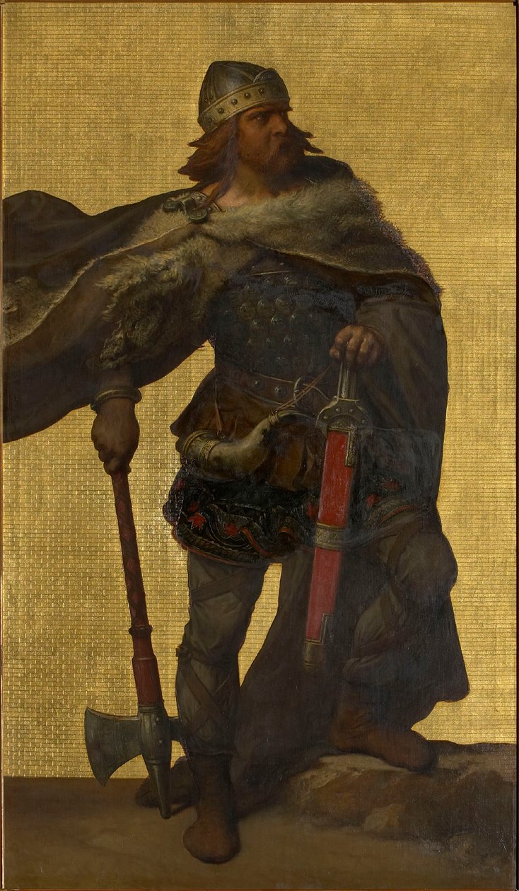 Herstalin Pepin, 1872-1877. tekijältä Louis Joseph Gallait