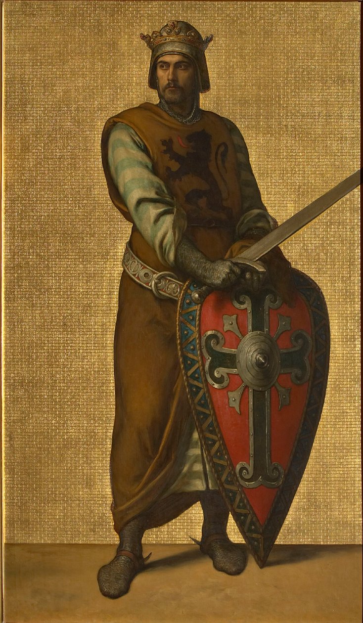 Robert II Jerusalemista, 1872-1877. tekijältä Louis Joseph Gallait