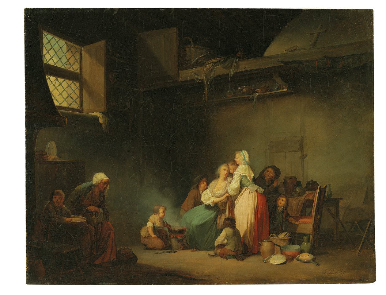 Keitto kissoille tekijältä Louis Leopold Boilly