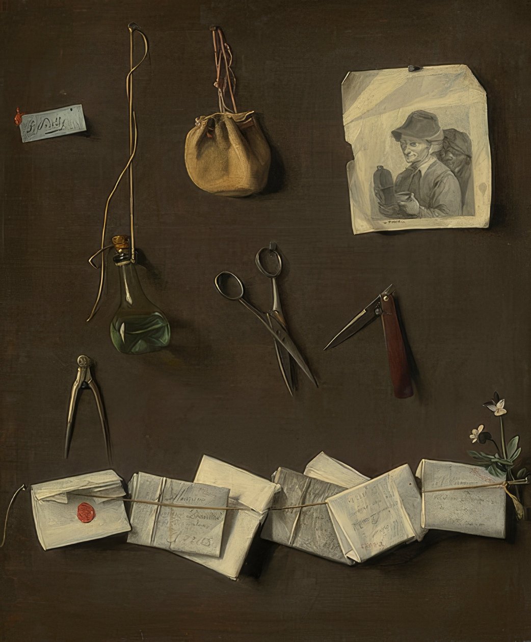 Erilaisia ​​esineitä. Noin 1785 tekijältä Louis Leopold Boilly