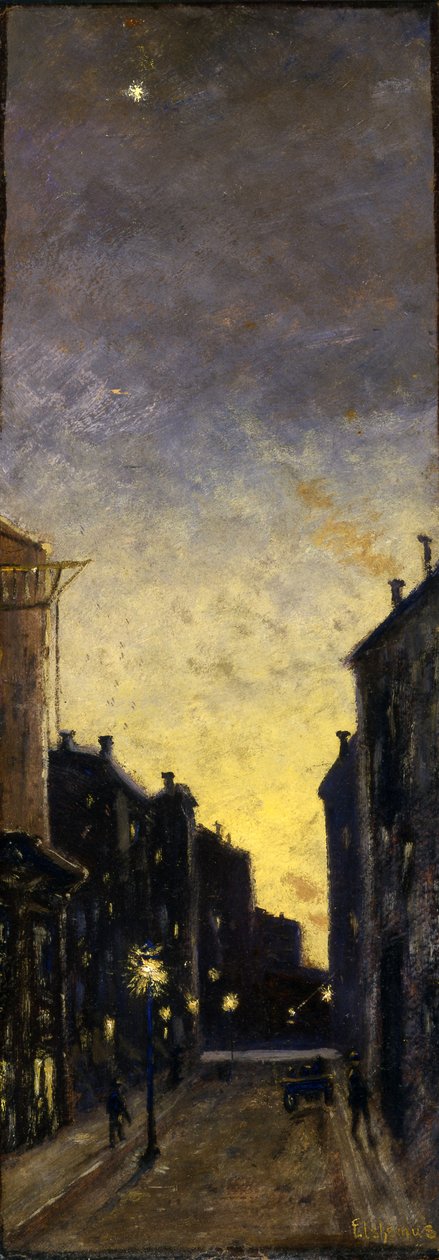 Fifty-Seventh Street, 1908. tekijältä Louis Michel Eilshemius