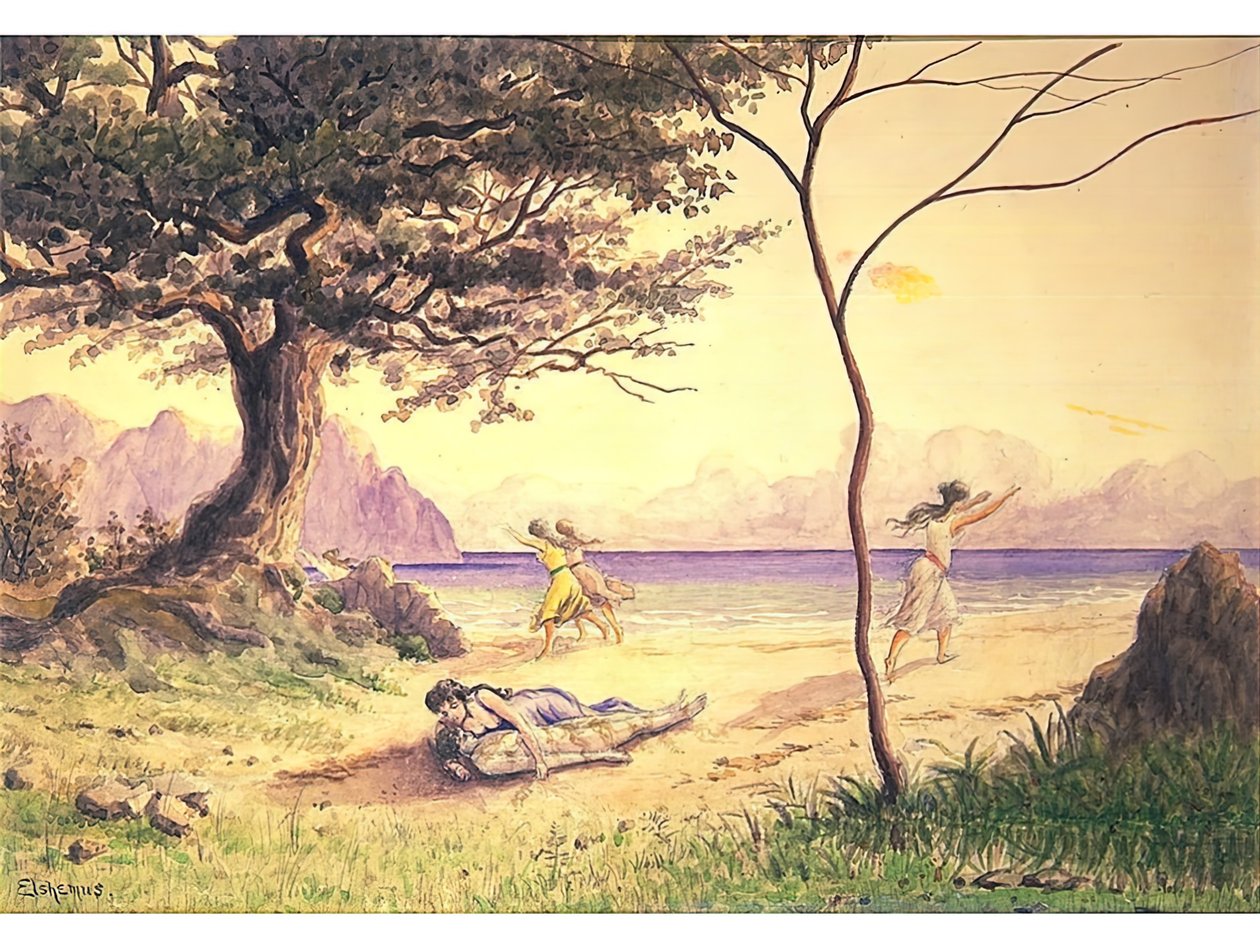 The Rescue, c. 1900. tekijältä Louis Michel Eilshemius