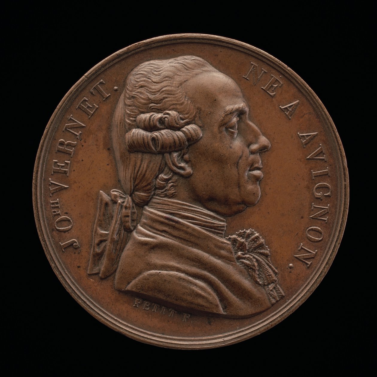 Claude-Joseph Vernet, 1714-1789, taidemaalari [takapuoli], 1826. tekijältä Louis Michel Petit