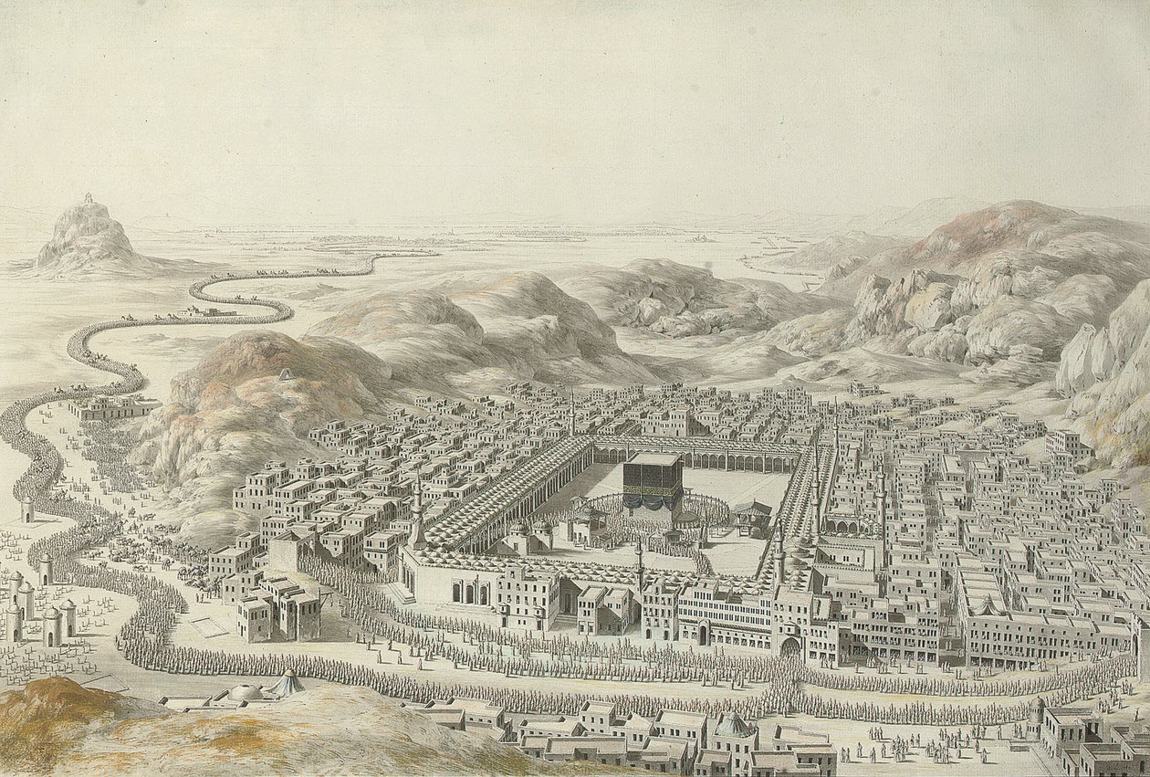 Mekka, 1787 tekijältä Louis Nicolas de Lespinasse