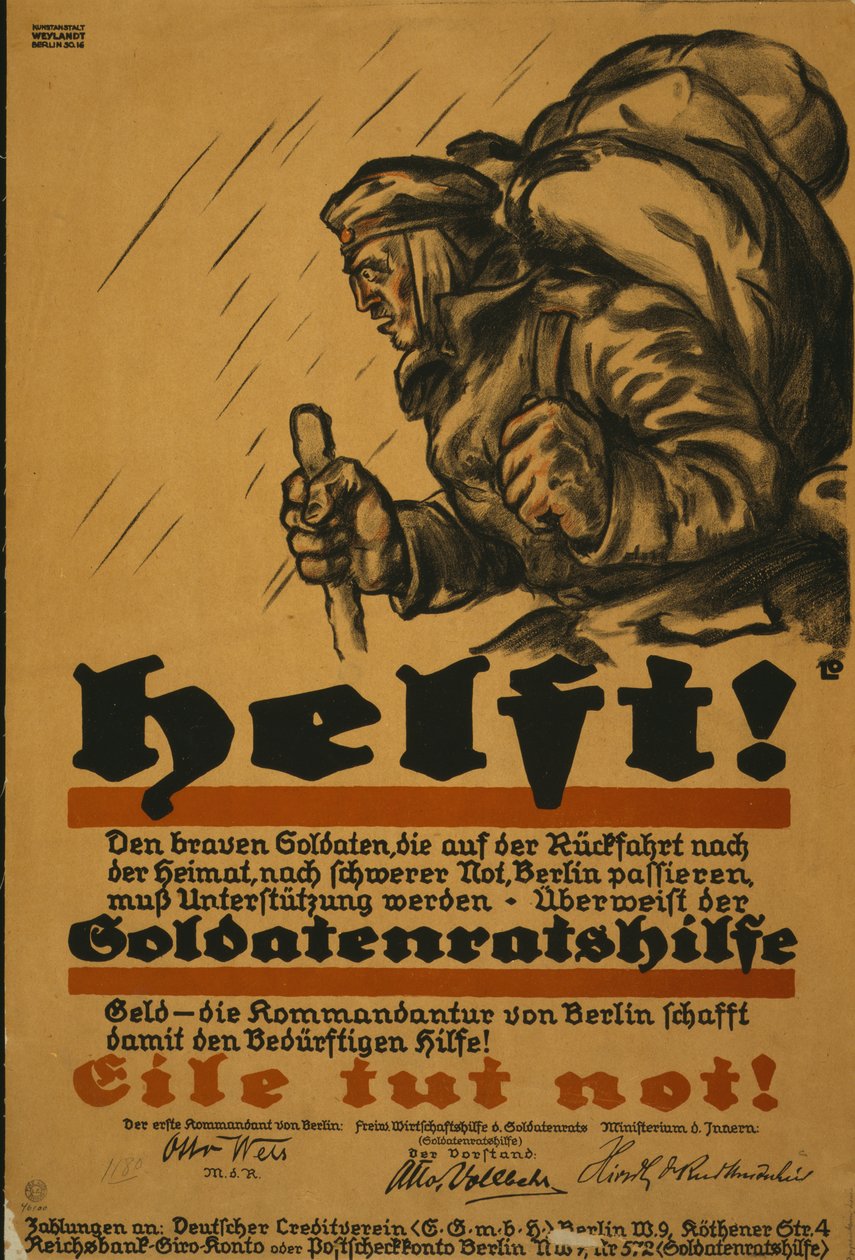 Apua!, 1918 tekijältä Louis Oppenheim
