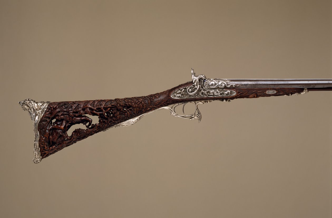 Kaksipiippuinen lyömäsuihkuhaulikko, ranska, Pariisi, päivätty 1854 tekijältä Louis Perrin