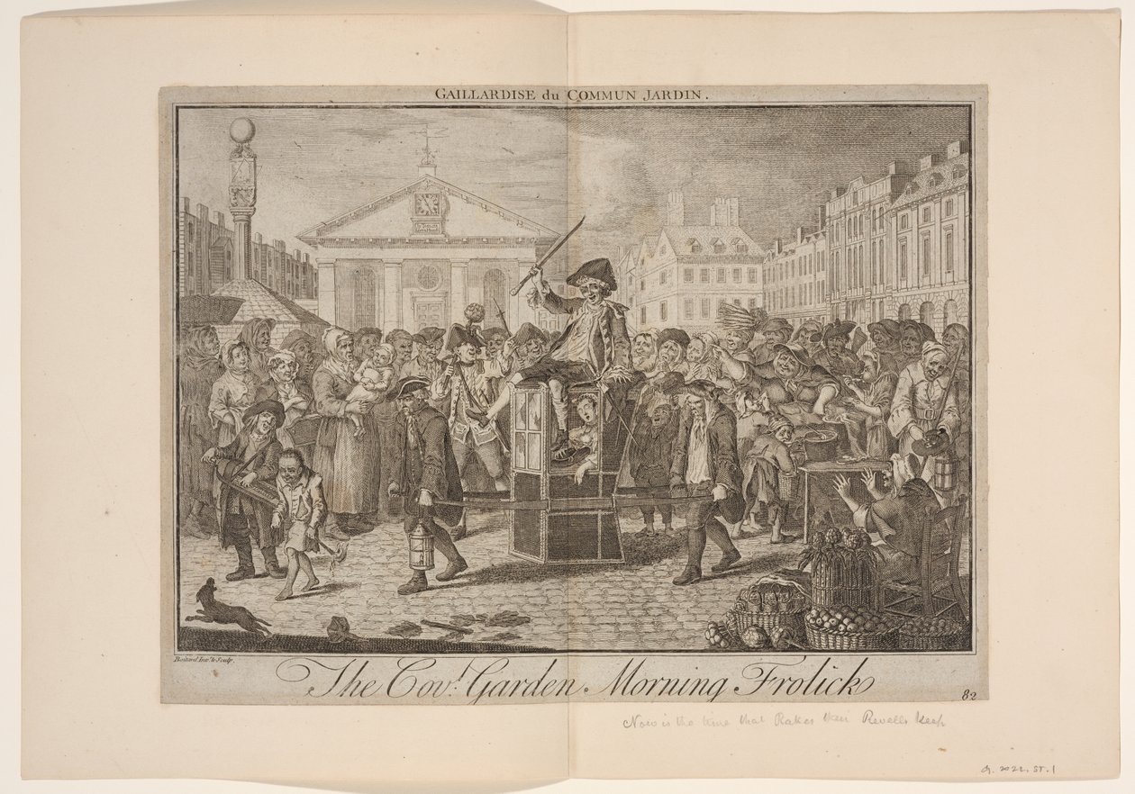 Covent Gardenin aamupala tekijältä Louis Philippe Boitard