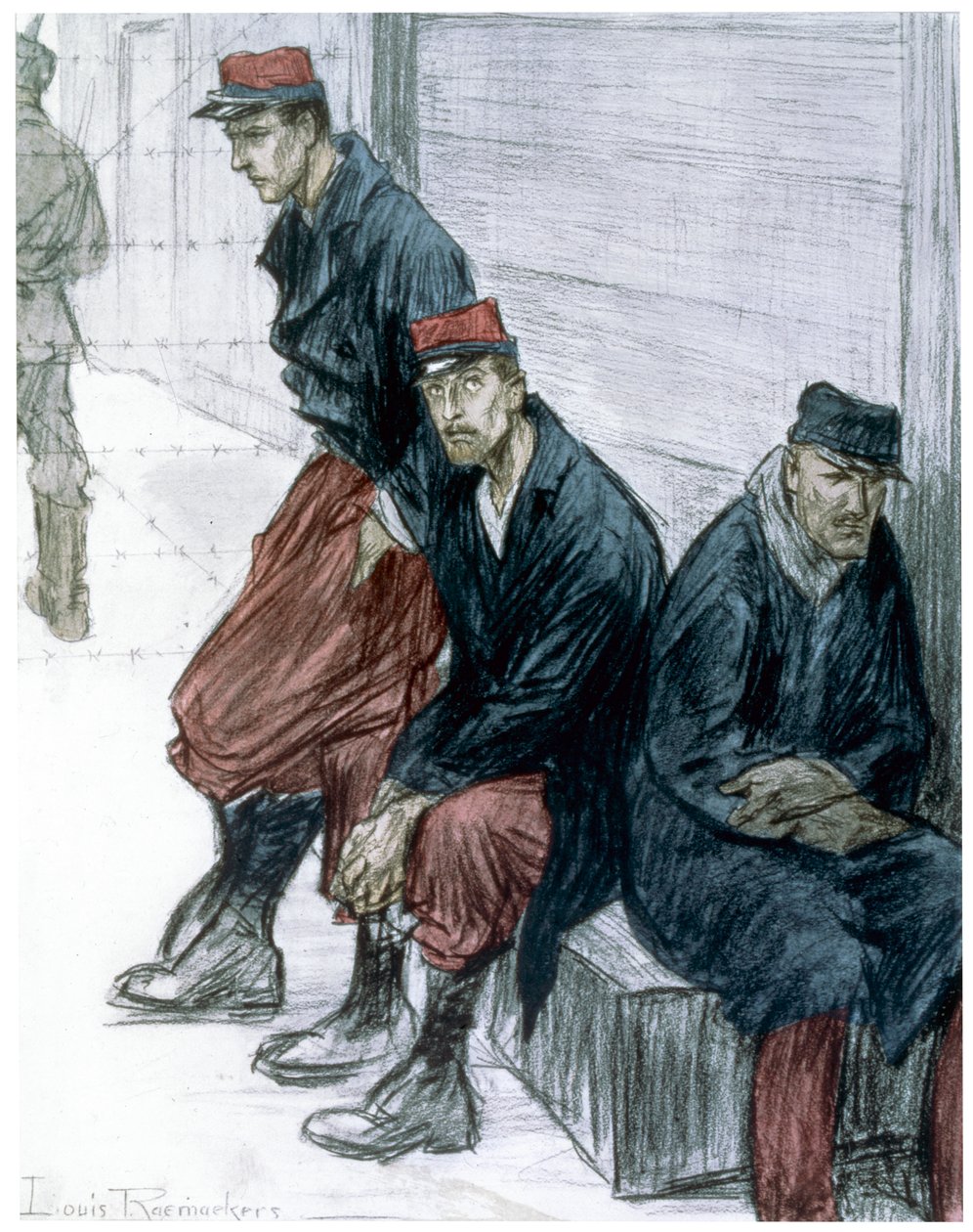"Vankit", 1916 tekijältä Louis Raemaekers
