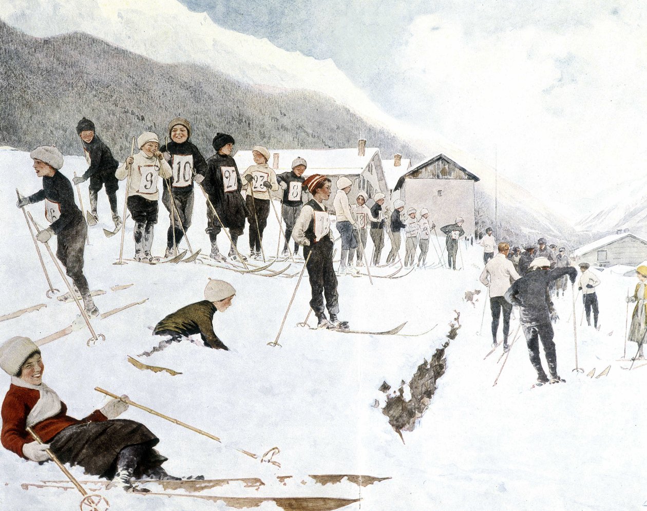 Hiihtotunnit lapsille tekijältä Louis Remy Sabatier