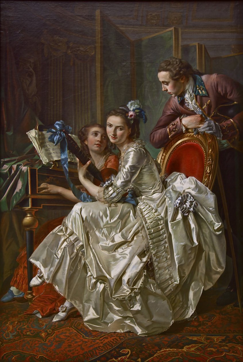 Musiikkijuhlat, 1774 tekijältä Louis Rolland Trinquesse