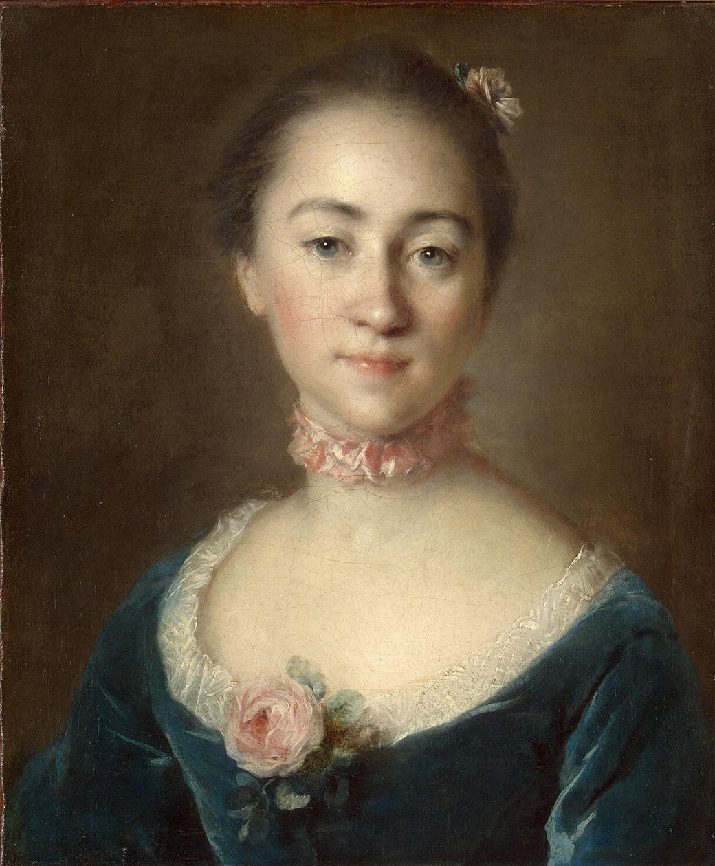 Muotokuva Contess Jekaterina Golovkinasta, 1757 tekijältä Louis Tocqué