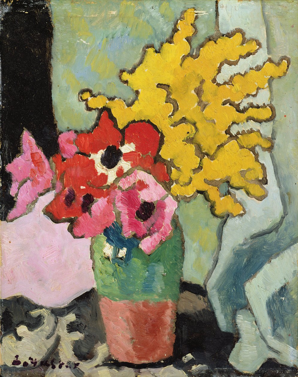 Anemones ja Mimosa tekijältä Louis Valtat