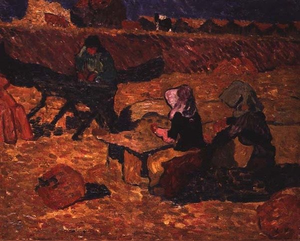 The Fish Scalers (öljy kankaalle) tekijältä Louis Valtat