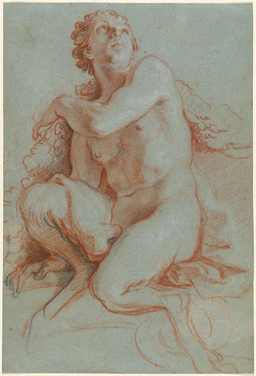 Istuva Faun tekijältä Louis de Boullogne the Younger