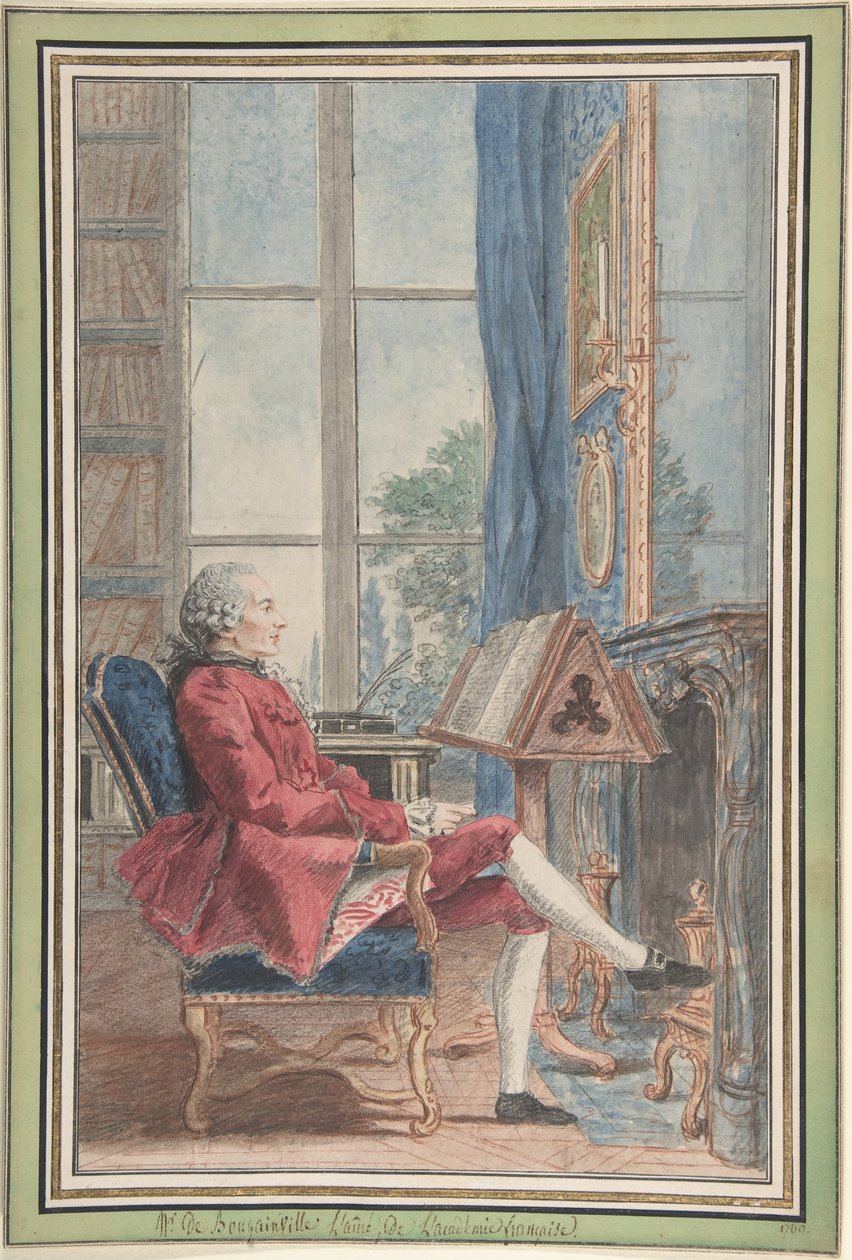 Jean-Pierre de Bougainville, 1760. tekijältä Louis de Carmontelle