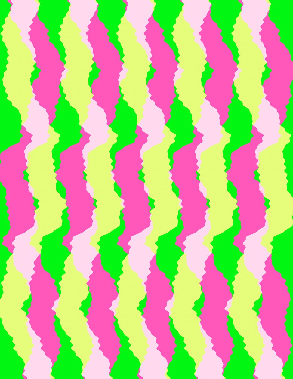 Funky Stripes, 2011 (digitaalinen) tekijältä Louisa Hereford