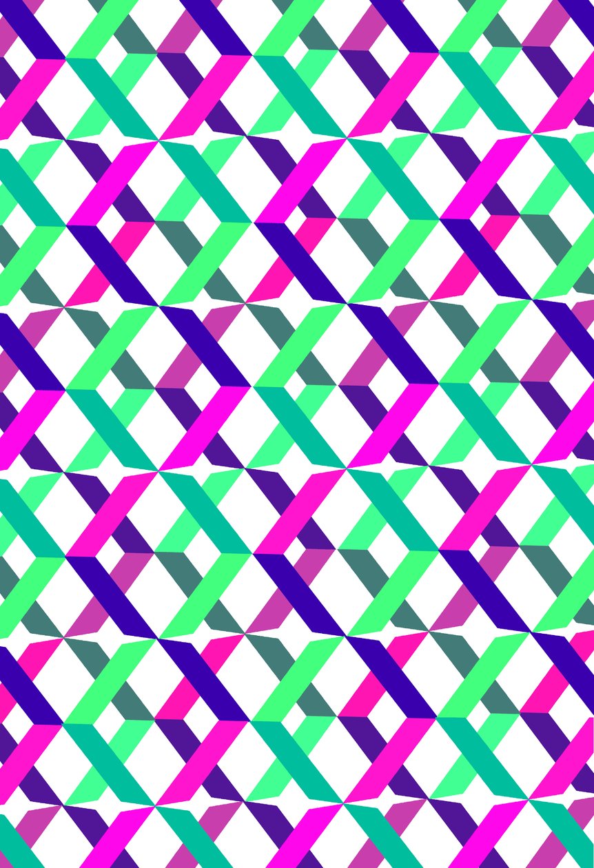 Geometriset ristit, 2014, (digitaalinen media) tekijältä Louisa Hereford