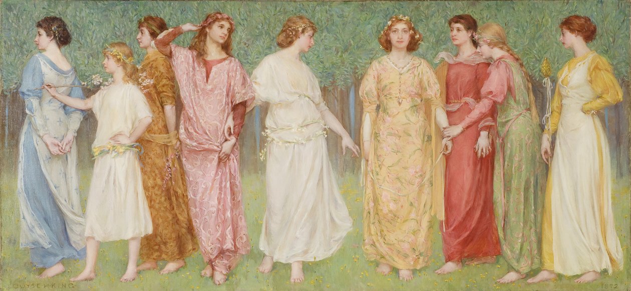 Rondel, 1892 tekijältä Louise Howland King Cox