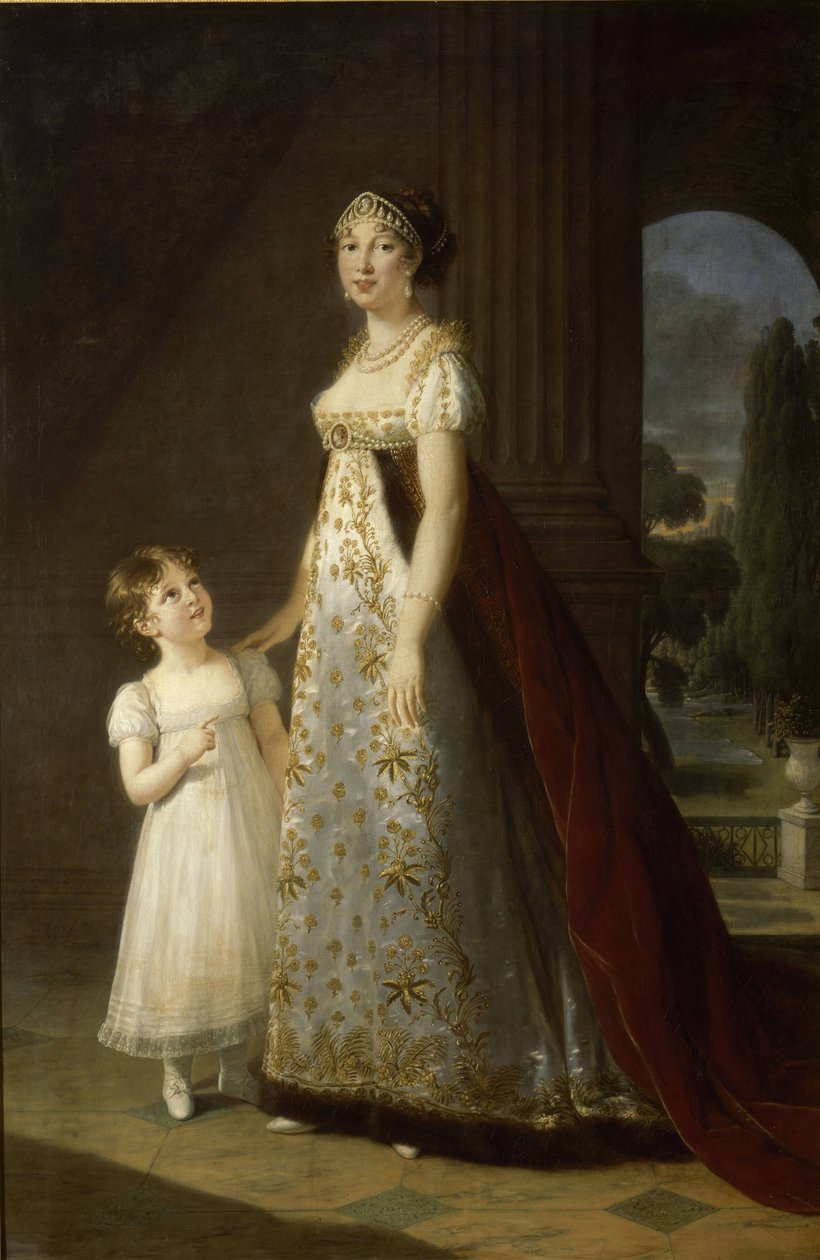 Marie-Annuciade-Caroline Bonaparte, Napolin reine, Laetitia-Joséphine Murat tekijältä Louise Élisabeth Vigée  Le Brun