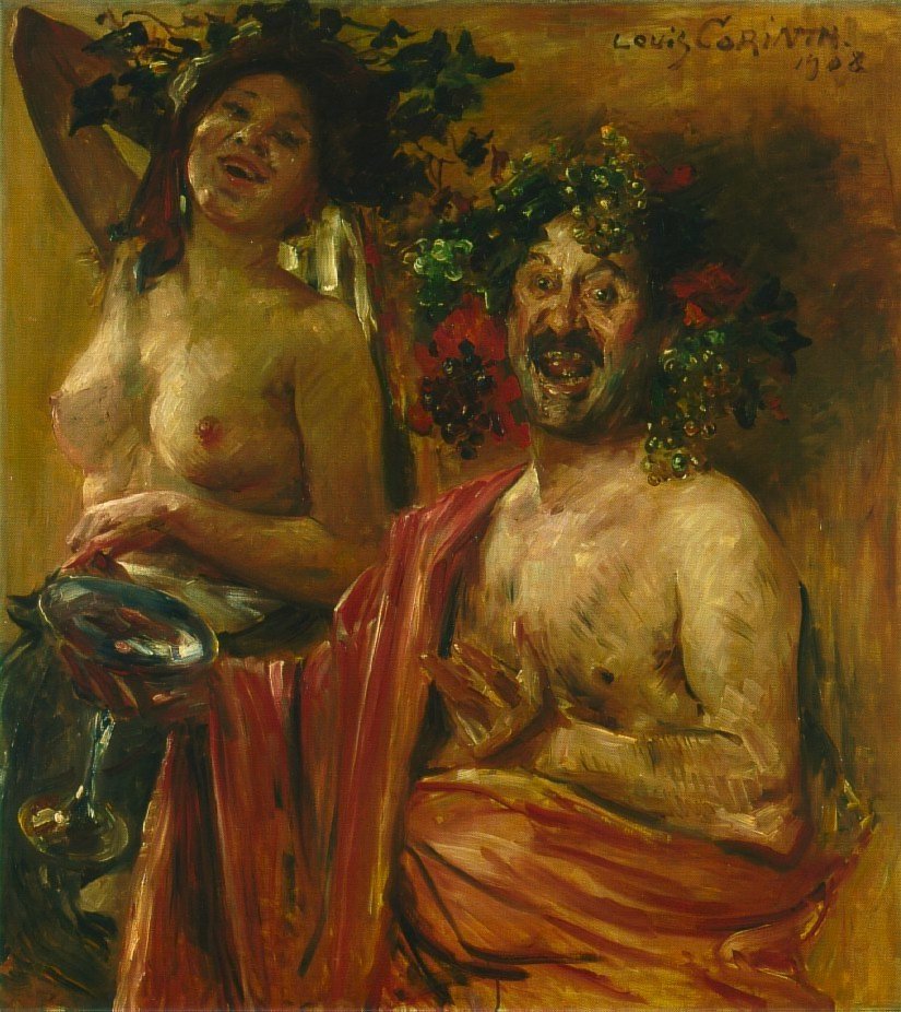 Bacchantenpaarn tekijältä Lovis Corinth