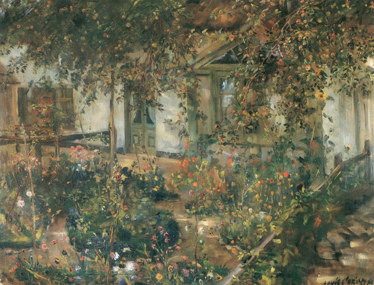 Bluhender Bauerngartenn tekijältä Lovis Corinth